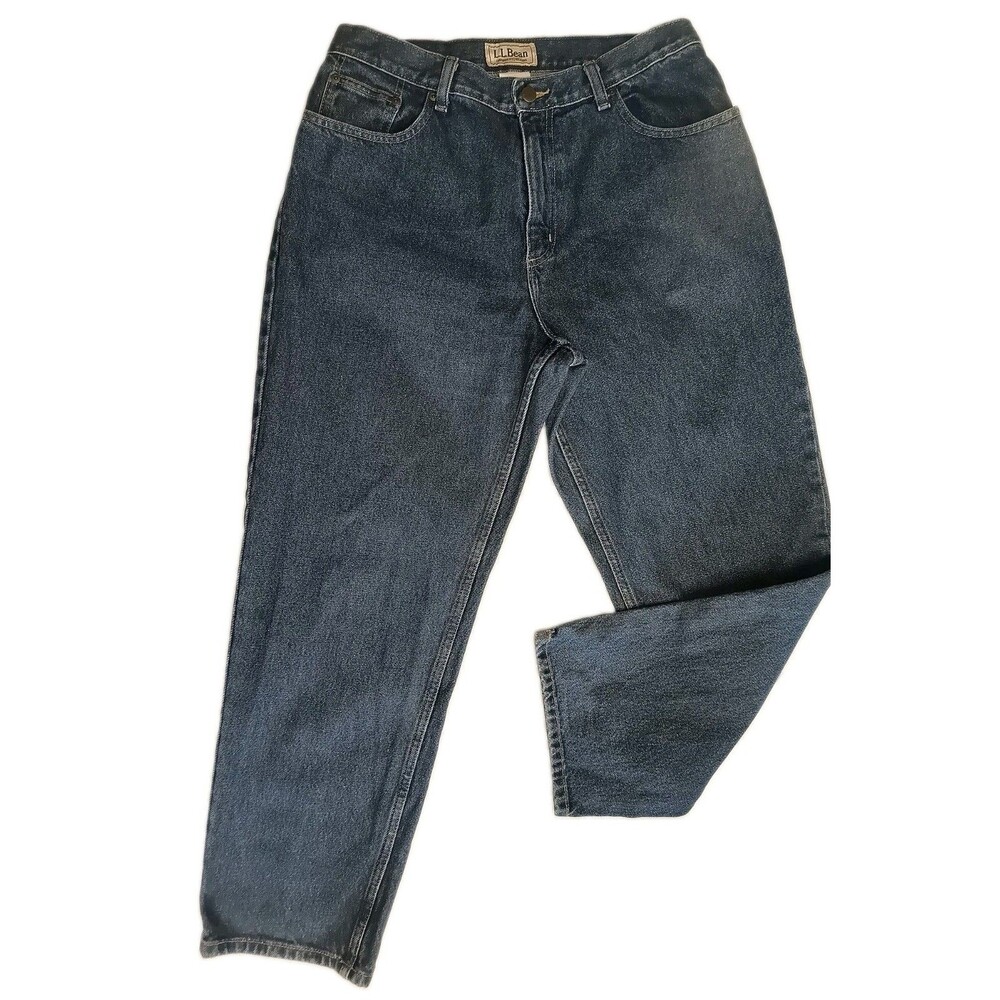 Vintage LL Bean 14 Pet Original Relaxed Fit Jeans Womens Denim Cotton 28x28